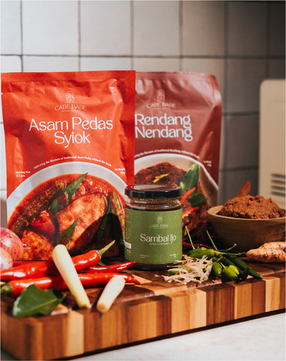 Cabebabe Essential Pack - Sambal Ijo / Rendang Nendang / Asam Pedas Syiok