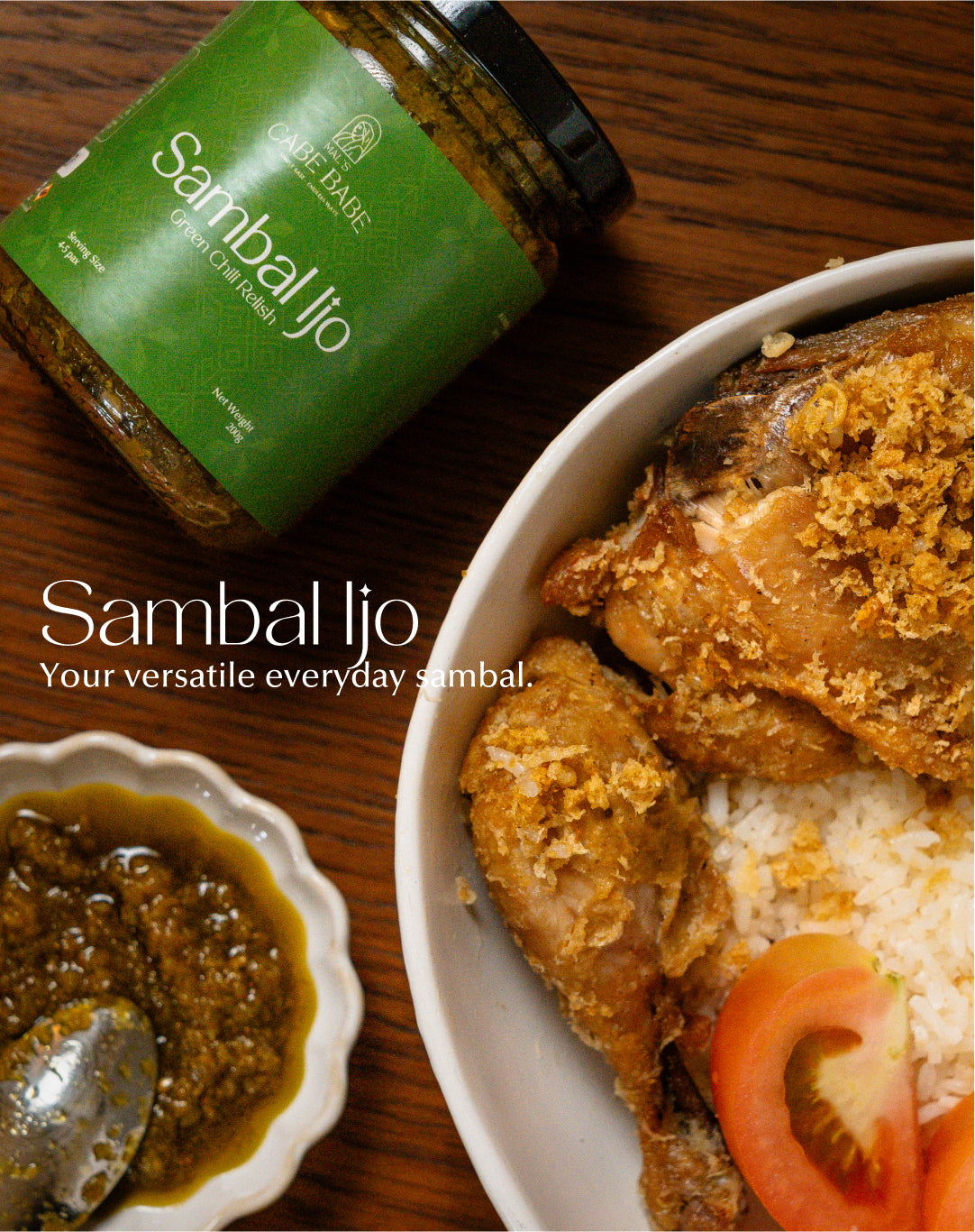 Cabebabe Essential Pack - Sambal Ijo / Rendang Nendang / Asam Pedas Syiok