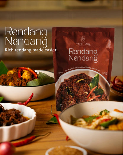 Cabebabe Essential Pack - Sambal Ijo / Rendang Nendang / Asam Pedas Syiok