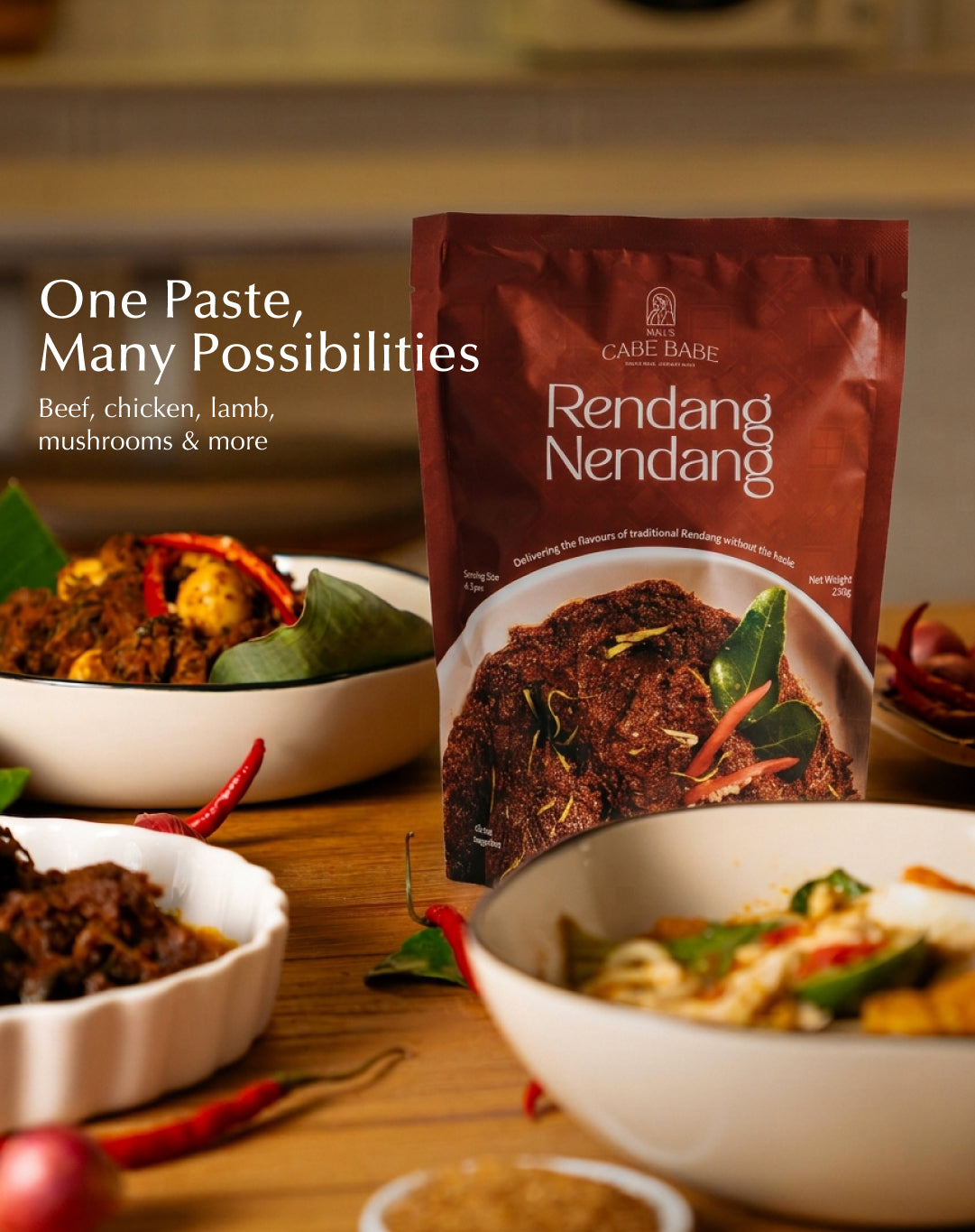 Cabebabe Rendang Nendang (Bundle of 3)