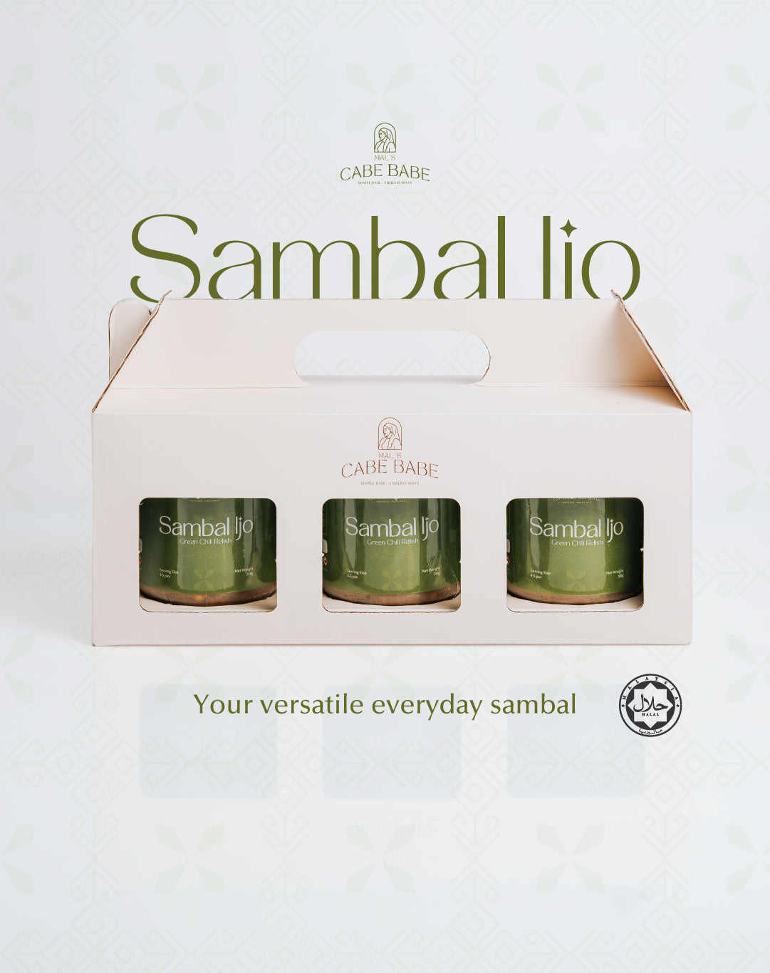 Cabebabe Sambal Ijo (Bundle of 3)
